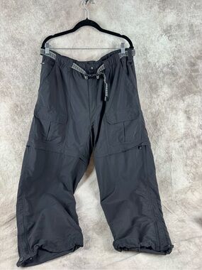 L.L. Bean Black Women's Cargo Convertible Pants Shorts 20P Hiking Camping